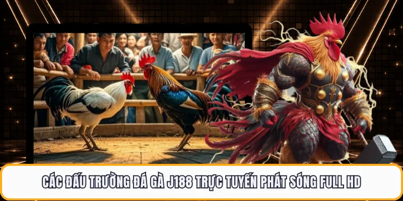 Các đấu trường đá gà J188 trực tuyến phát sóng full HD