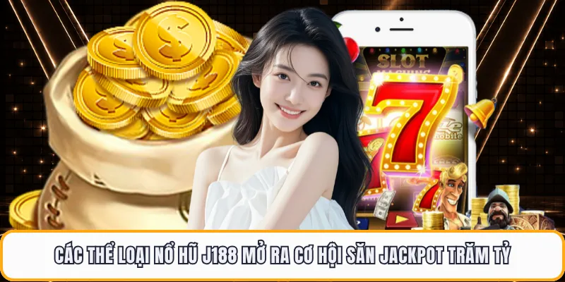 Các thể loại nổ hũ J188 mở ra cơ hội săn jackpot trăm tỷ
