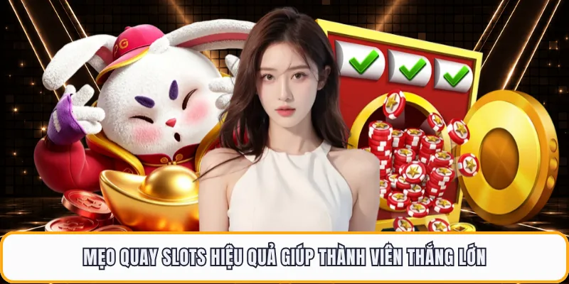 Mẹo quay slots hiệu quả giúp thành viên thắng lớn